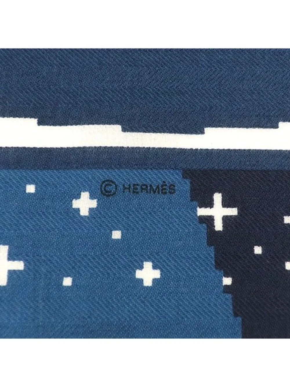 Hermes Scarf Carre Silk Turquoise Marine Jaune Faubourg